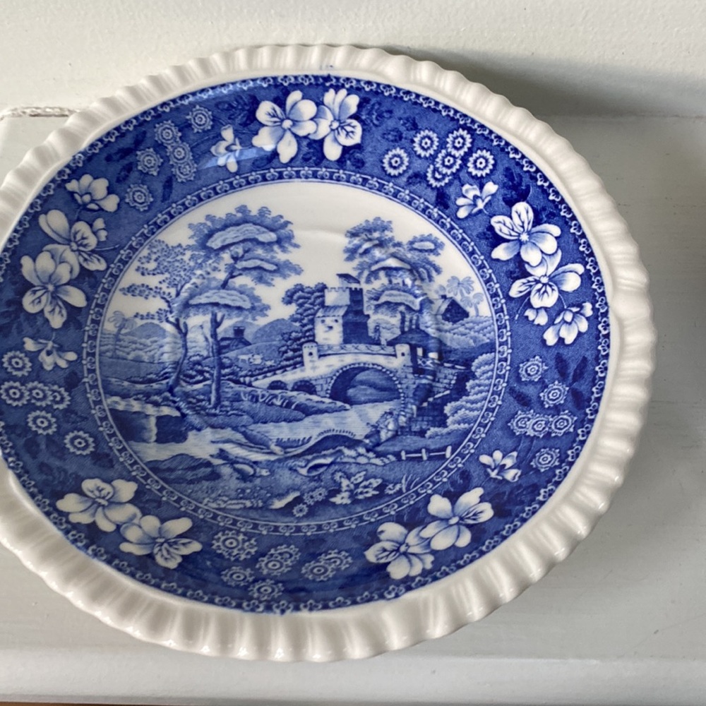 Vintage Spode Blue Tower tea cup and saucer - Picture 5 of 5